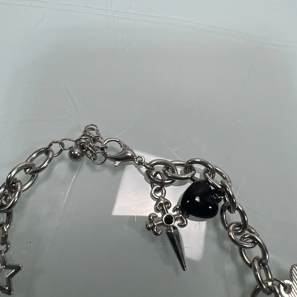Butterfly Dropout silver tone